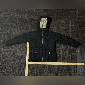 686 Six Eight Six Kids Black Hooded Jacket Medium